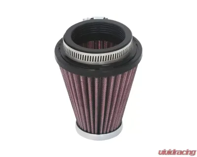 K&N Universal Clamp-On Air Filter, 3.5 in Diameter, Red Cotton Gauze, Round Tapered - RC-1920