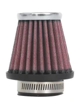 K&N Universal Clamp-On Air Filter, Round Tapered, 3 in Diameter, Red Cotton Gauze                                     - RC-2310 - Image 3