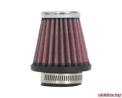 K&N Universal Clamp-On Air Filter, Round Tapered, 3 in Diameter, Red Cotton Gauze - RC-2310
