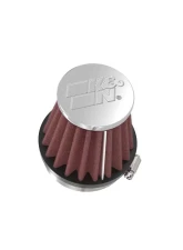 K&N Universal Clamp-On Air Filter RC-2340, 3 in Red Cotton Gauze, Round Tapered Design                                     - RC-2340 - Image 5