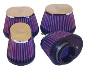 K&N Universal Clamp-On Air Filter RC-2454 for Kawasaki and Suzuki Motorcycles