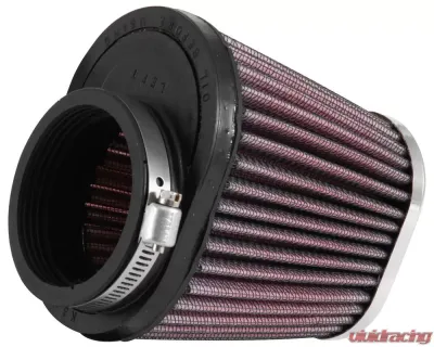 K&N Universal Clamp-On Air Filter RC-2890, Oval Tapered, 4in Height, Cotton Gauze - RC-2890