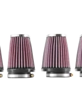 K&N Universal Clamp-On Air Filter for Kawasaki ZX750F Ninja 750R 1987-1990 RC-2914                                     - RC-2914 - Image 3