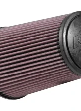 K&N Universal Clamp-On Air Filter, 6 in Diameter, Red Cotton Gauze, Round Tapered Design                                     - RE-0870 - Image 4