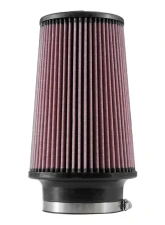 K&N Universal Clamp-On Air Filter, 6 in Diameter, Red Cotton Gauze, Round Tapered Design                                     - RE-0870 - Image 3