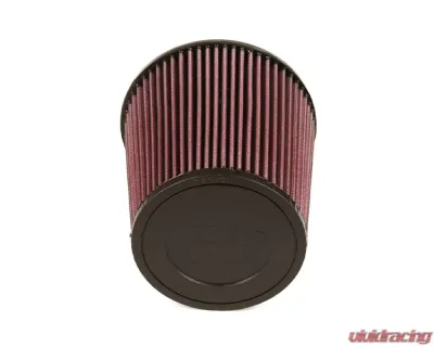 K&N Universal Clamp-On Air Filter, 6 in Red Cotton Gauze, Round Tapered Design, 3.5 in Flange - RE-0950