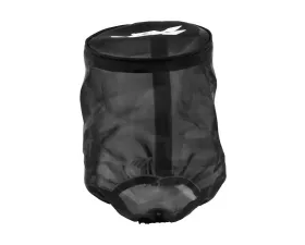 K&N Air Filter Wrap RE-5286DK, Round Straight, Black, Silicone Treated Polyester, 2.25 in Height
