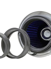 K&N Universal Clamp-On Air Filter RG-1001BL, Blue, 6" Diameter, Cotton Gauze, Washable                                     - RG-1001BL - Image 3