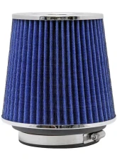 K&N Universal Clamp-On Air Filter RG-1001BL, Blue, 6" Diameter, Cotton Gauze, Washable                                     - RG-1001BL - Image 4