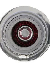 K&N Universal Clamp-On Air Filter RG-1001RD, 6in Red Cotton Gauze, Round Tapered                                     - RG-1001RD - Image 2