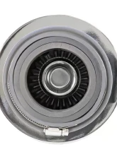 K&N Universal Clamp-On Air Filter RG-1001WT, 6 in White Cotton Gauze, Round Tapered                                     - RG-1001WT - Image 2