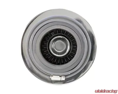 K&N Universal Clamp-On Air Filter RG-1001WT, 6 in White Cotton Gauze, Round Tapered - RG-1001WT