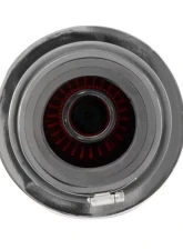 K&N Universal Clamp-On Air Filter RG-1002RD, Red Cotton Gauze, 6in Diameter, Washable                                     - RG-1002RD - Image 2