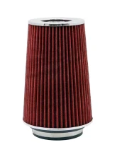 K&N Universal Clamp-On Air Filter RG-1002RD, Red Cotton Gauze, 6in Diameter, Washable                                     - RG-1002RD - Image 4