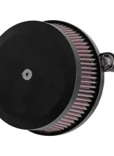 K&N High-Flow Air Intake System for Harley Davidson 1999-2007, Red Filter, Aluminum Finish                                     - RK-3933B - Image 4