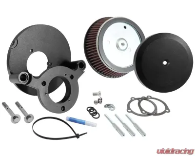 K&N High-Flow Air Intake System for Harley Davidson 1999-2007, Red Filter, Aluminum Finish - RK-3933B