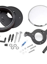 Harley Davidson K&N RK-3934 High-Flow Air Intake System for 1999-2008 Models, Chrome Finish                                     - RK-3934 - Image 2