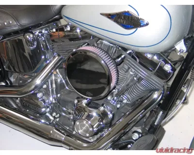 Harley Davidson K&N RK-3934 High-Flow Air Intake System for 1999-2008 Models, Chrome Finish - RK-3934