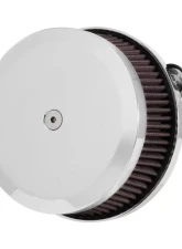 Harley Davidson K&N RK-3944 High-Flow Air Intake System for Sportster 2004-2013, Chrome Finish                                     - RK-3944 - Image 3