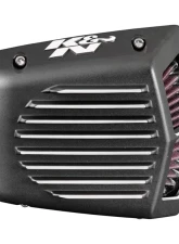 K&N Intake System for Harley Davidson 2008-2016 FLHR, FLHT, FLHX, High-Flow Air Filter, Black                                     - RK-3951 - Image 7