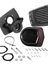 K&N Intake System for Harley Davidson 2008-2016 FLHR, FLHT, FLHX, High-Flow Air Filter, Black                                     - RK-3951 - Image 5