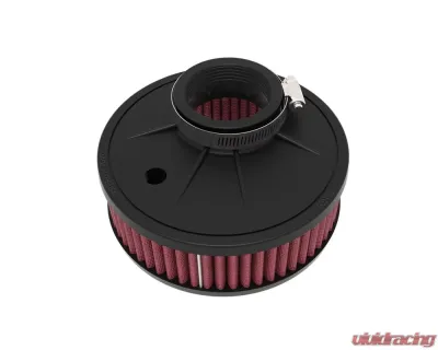 K&N RU-045V Universal Clamp-On Air Filter, Round, 5.875 in Diameter, Washable Cotton Gauze - RU-045V