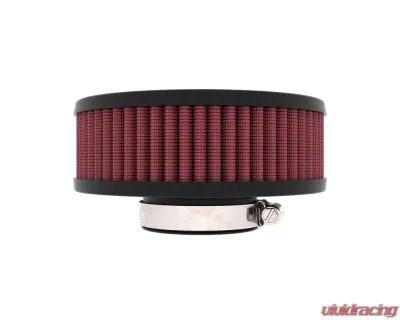 K&N RU-045V Universal Clamp-On Air Filter, Round, 5.875 in Diameter, Washable Cotton Gauze - RU-045V