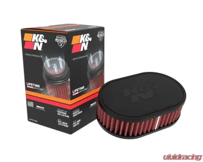K&N RU-071V Universal Clamp-On Air Filter - RU-071V