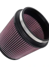 K&N Universal Clamp-On Air Filter, 7.5 in Diameter, Cotton Gauze, Red, Round Tapered                                     - RU-1014 - Image 2