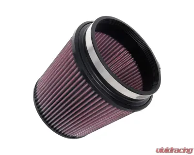 K&N Universal Clamp-On Air Filter, 7.5 in Diameter, Cotton Gauze, Red, Round Tapered - RU-1014