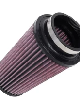 K&N Universal Clamp-On Air Filter, Round Tapered, 5.5 in Diameter, Red, Cotton Gauze                                     - RU-1045 - Image 2