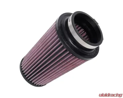 K&N Universal Clamp-On Air Filter, Round Tapered, 5.5 in Diameter, Red, Cotton Gauze - RU-1045