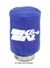 K&N RU-1280DB Air Filter Wrap, 4 in Height, 3 in Diameter, Blue, Silicone Treated Polyester                                     - RU-1280DB - Image 2
