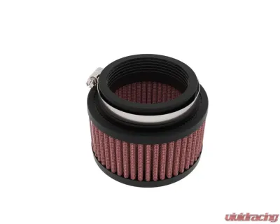 K&N RU-1900 Universal Clamp-On Air Filter, 3.5" Diameter, Cotton Gauze, Round Shape - RU-1900