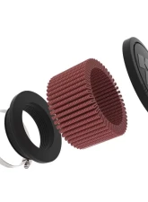 K&N RU-1900 Universal Clamp-On Air Filter, 3.5" Diameter, Cotton Gauze, Round Shape                                     - RU-1900 - Image 3