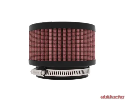 K&N RU-1900 Universal Clamp-On Air Filter, 3.5" Diameter, Cotton Gauze, Round Shape - RU-1900