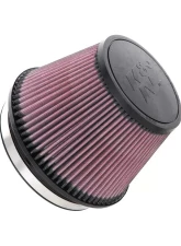 K&N Universal Clamp-On Air Filter, 7.5 in Red Cotton Gauze, Round Tapered Design                                     - RU-2960XD - Image 3