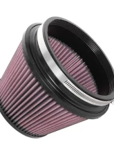 K&N Universal Clamp-On Air Filter, 7.5 in Red Cotton Gauze, Round Tapered Design                                     - RU-2960XD - Image 2