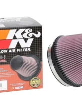 K&N Universal Clamp-On Air Filter, 7.5 in Red Cotton Gauze, Round Tapered Design                                     - RU-2960XD - Image 3