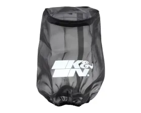 K&N Air Filter Wrap RU-3130DK, Round Tapered, Black, Silicone Treated Polyester, 4.75 in ID