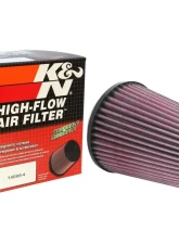 K&N Universal Clamp-On Air Filter, 5 in Diameter, Cotton Gauze, Red, Round Tapered                                     - RU-3250 - Image 3
