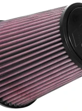 K&N Universal Clamp-On Air Filter, 6 in Diameter, Red Cotton Gauze, Round Tapered Design                                     - RU-4700 - Image 3