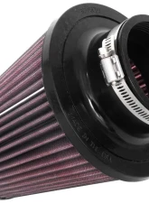 K&N Universal Clamp-On Air Filter, 6 in Diameter, Red Cotton Gauze, Round Tapered Design                                     - RU-4700 - Image 2