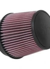 K&N RU-4940 Universal Clamp-On Air Filter, 7.5in Diameter, Cotton Gauze, Red                                     - RU-4940 - Image 3