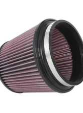 K&N RU-4940 Universal Clamp-On Air Filter, 7.5in Diameter, Cotton Gauze, Red                                     - RU-4940 - Image 2