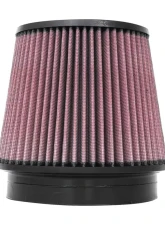 K&N RU-4940 Universal Clamp-On Air Filter, 7.5in Diameter, Cotton Gauze, Red                                     - RU-4940 - Image 3