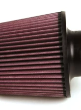 K&N Universal Clamp-On Air Filter, 6 in Diameter, Red Cotton Gauze, Round Tapered                                     - RU-4960 - Image 4