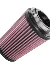 K&N Universal Clamp-On Air Filter RU-5062XD, 4.5" Diameter, Cotton Gauze, Red, Round Tapered                                     - RU-5062XD - Image 2
