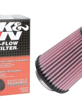 K&N Universal Clamp-On Air Filter RU-5062XD, 4.5" Diameter, Cotton Gauze, Red, Round Tapered                                     - RU-5062XD - Image 3