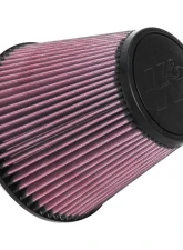 K&N Universal Clamp-On Air Filter, 7.5 in Red Cotton Gauze, Round Tapered Design                                     - RU-5107 - Image 3